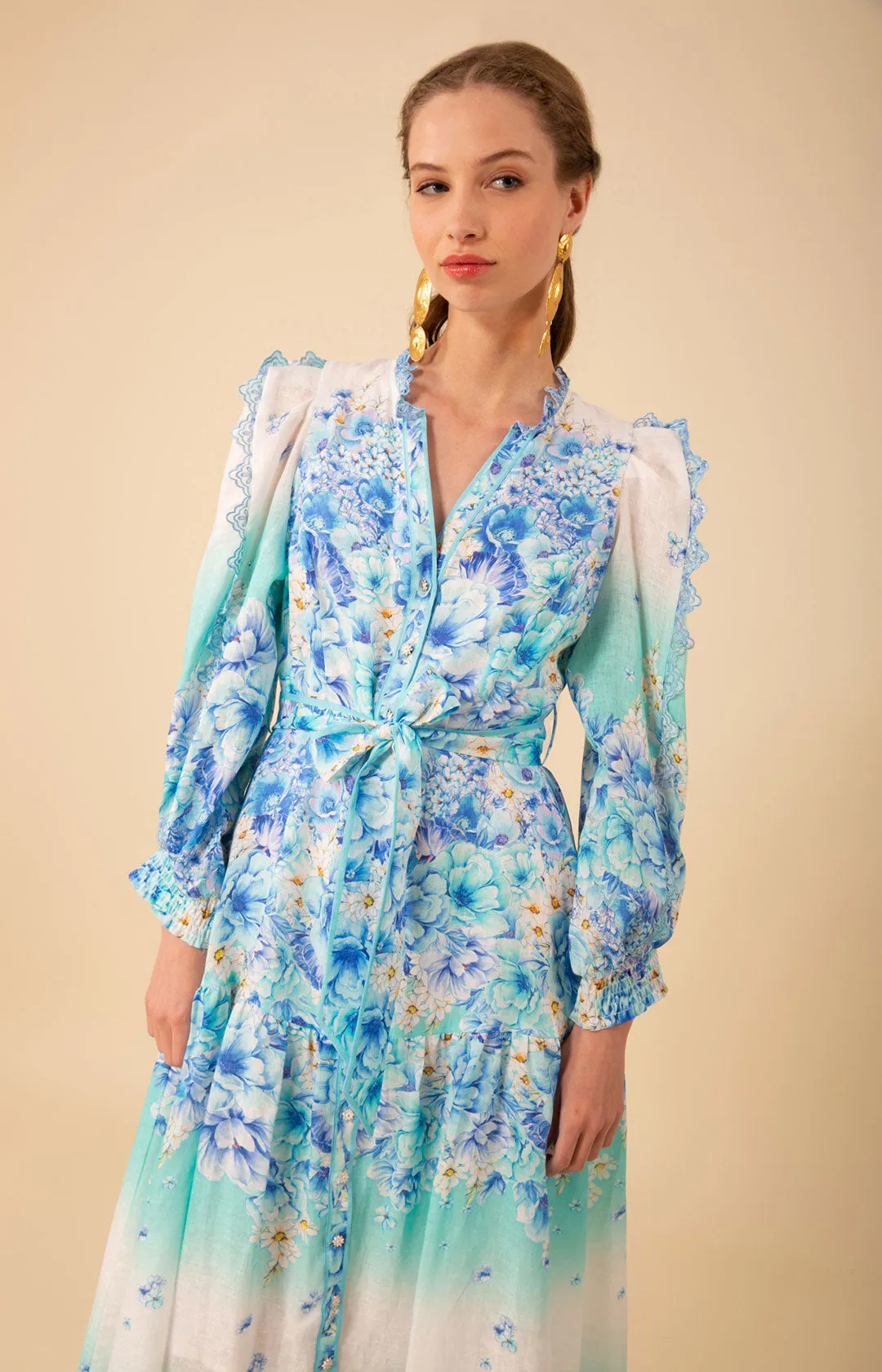 Valerie Linen Maxi Dress