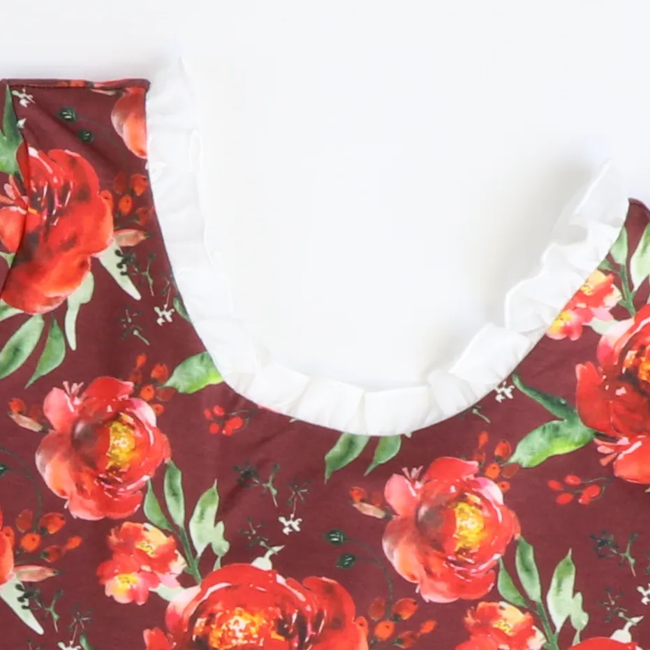 Victoria Dress - Christmas Rose
