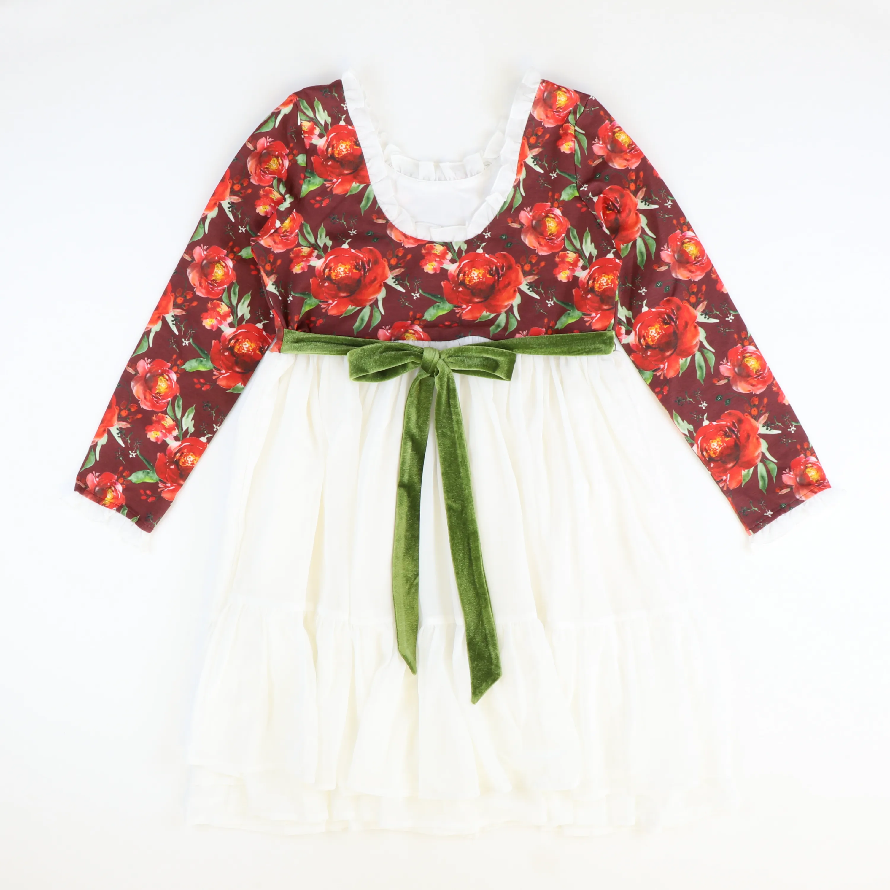 Victoria Dress - Christmas Rose